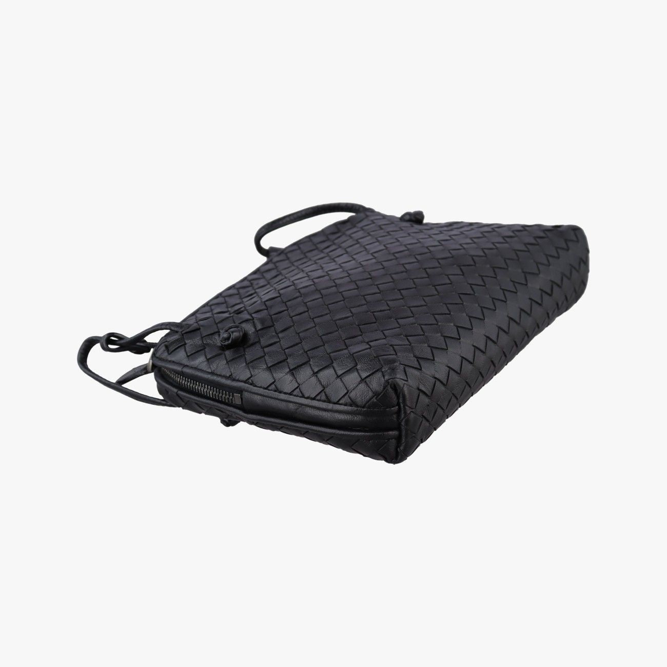 Bottega Veneta Nodini Intrecciato Black Lambskin — view 5