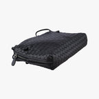Bottega Veneta Nodini Intrecciato Black Lambskin — view 7