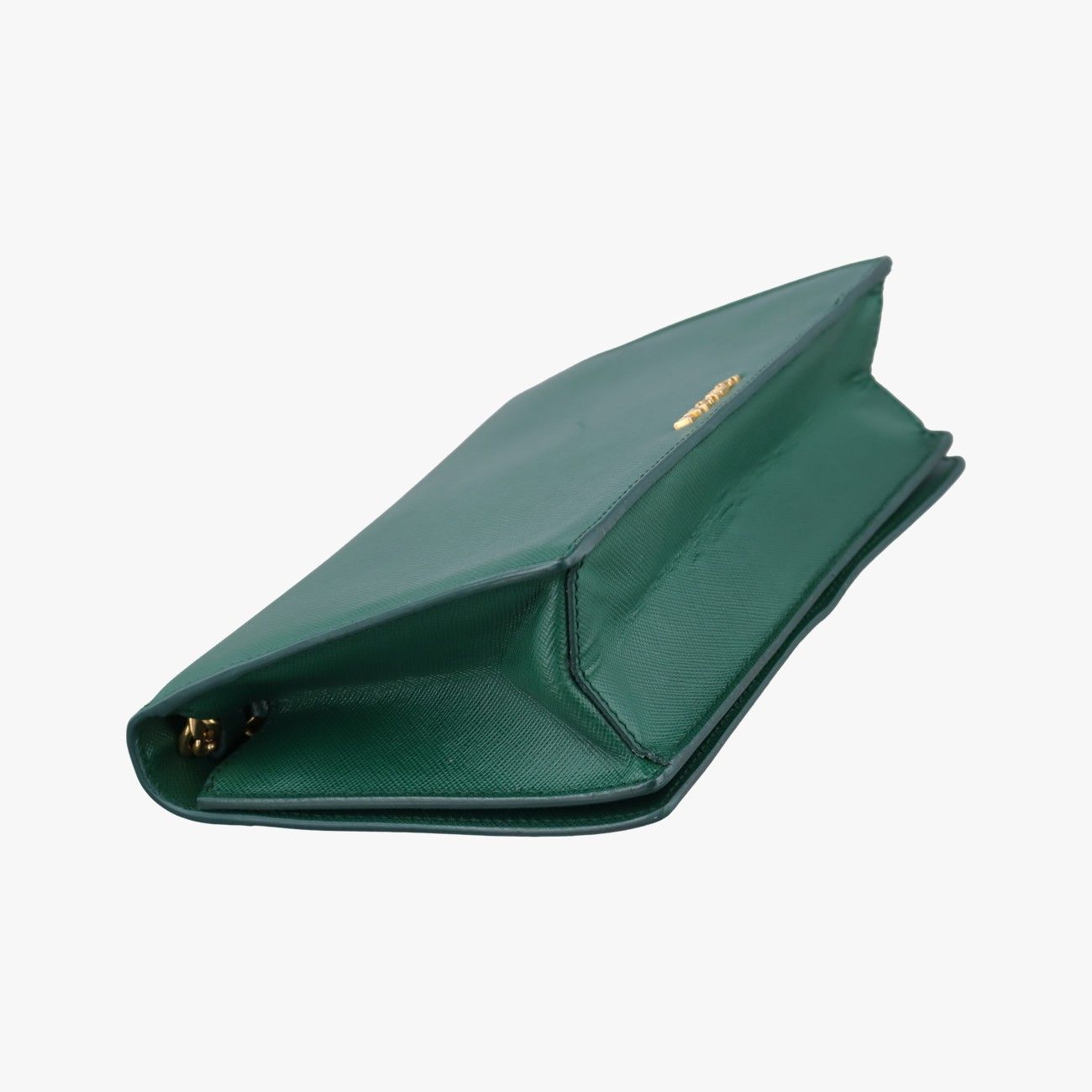 Prada Koror Chain Green Saffiano Leather 25 — view 7