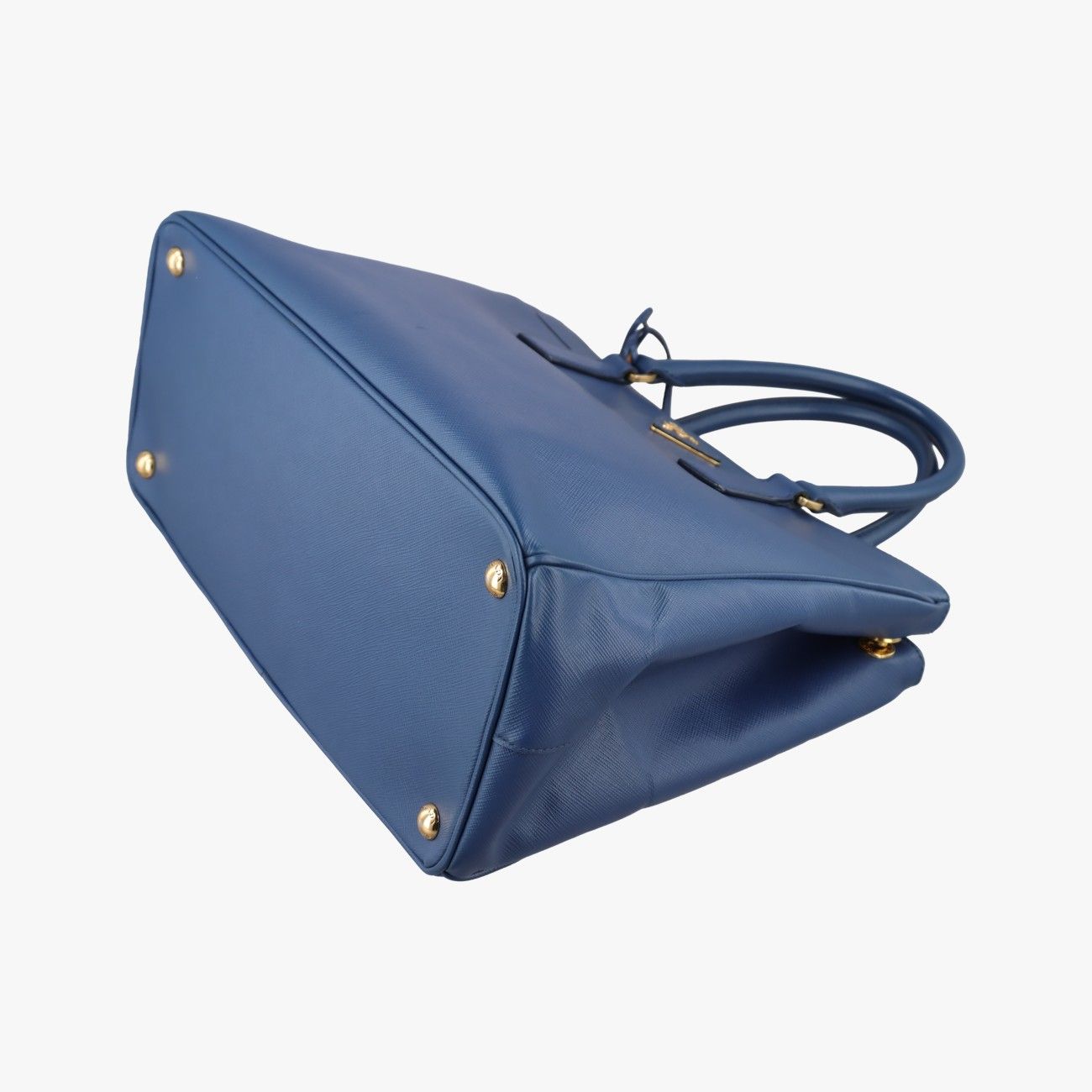 Prada Galleria Blue Saffiano Leather 25 — view 4