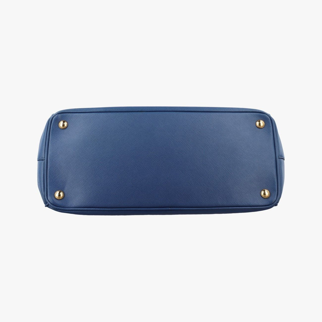 Prada Galleria Blue Saffiano Leather 25 — view 3