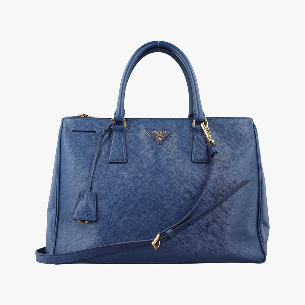 Prada Galleria Blue Saffiano Leather 25