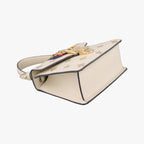 Gucci Sylvie White Leather Shoulder Bag — view 5