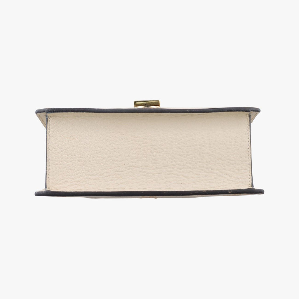 Gucci Sylvie White Leather Shoulder Bag — view 3