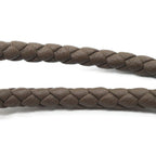 Hermes Bracelet Glenan Double Tour Gray Leather Pink Gold 16 — view 6