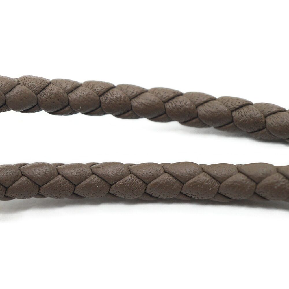 Hermes Bracelet Glenan Double Tour Gray Leather Pink Gold 16 — view 6
