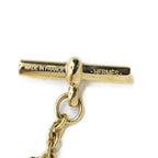 Hermes Chaine D'ancre Pendant Buffalo Horn Metal Brown Black Gold Necklace — view 5