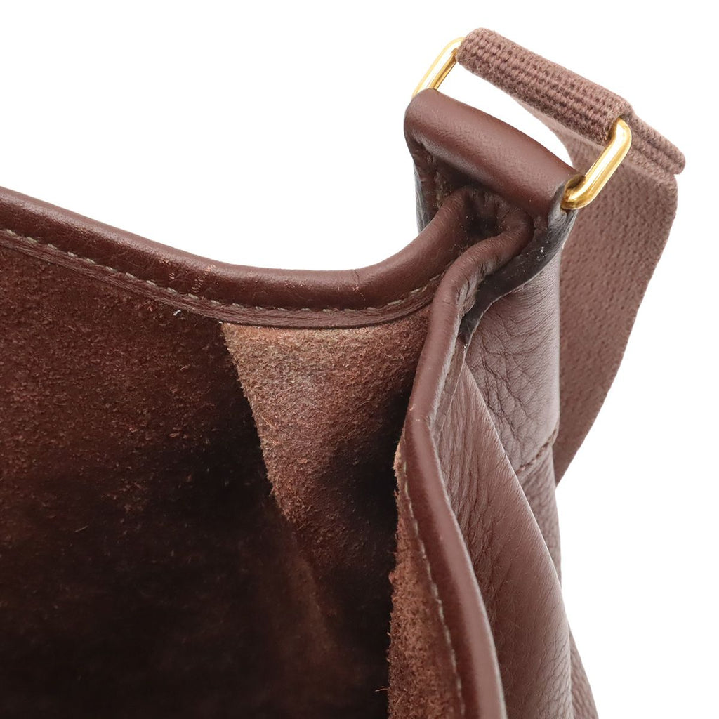 Hermes Rodeo 2 de Shoulder Bag Pochette Crossbody Togo Leather Bordeaux — view 5