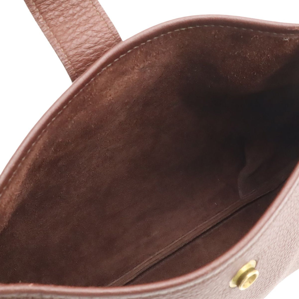 Hermes Rodeo 2 de Shoulder Bag Pochette Crossbody Togo Leather Bordeaux — view 6