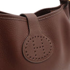 Hermes Rodeo 2 de Shoulder Bag Pochette Crossbody Togo Leather Bordeaux — view 7