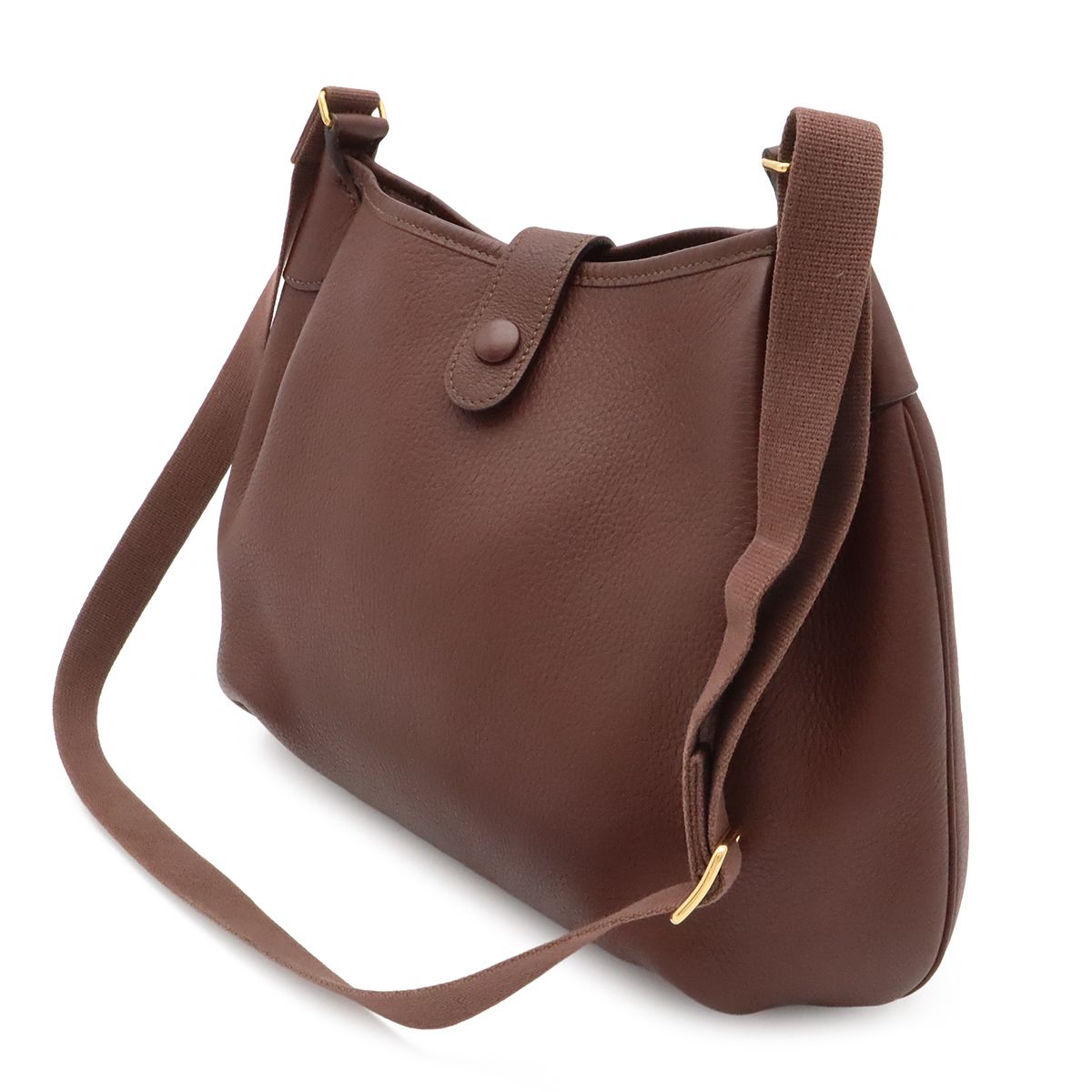 Hermes Rodeo 2 de Shoulder Bag Pochette Crossbody Togo Leather Bordeaux — view 2