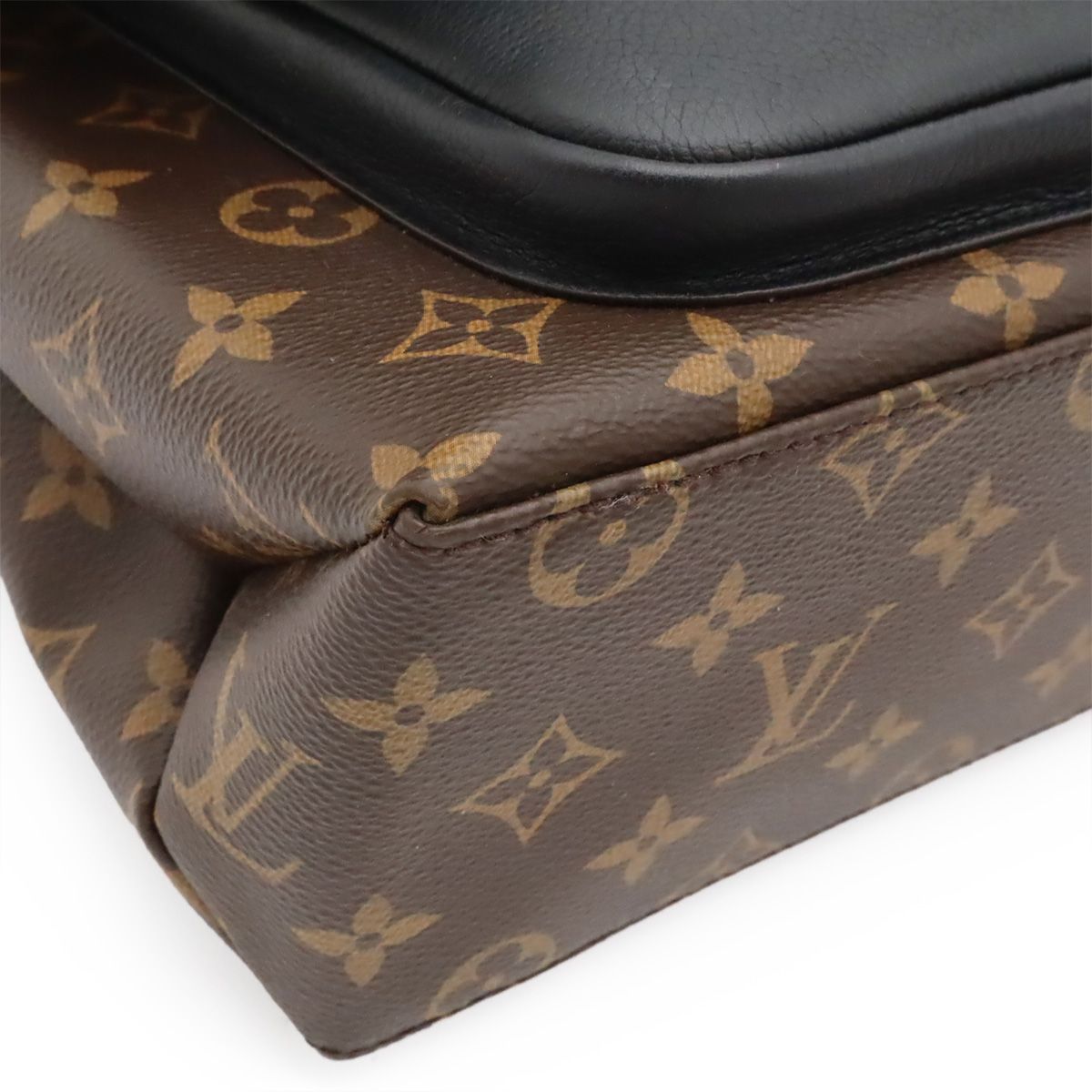 Louis Vuitton Monogram Marignan 2-Way Shoulder Bag Crossbody Leather Noir Black — view 3