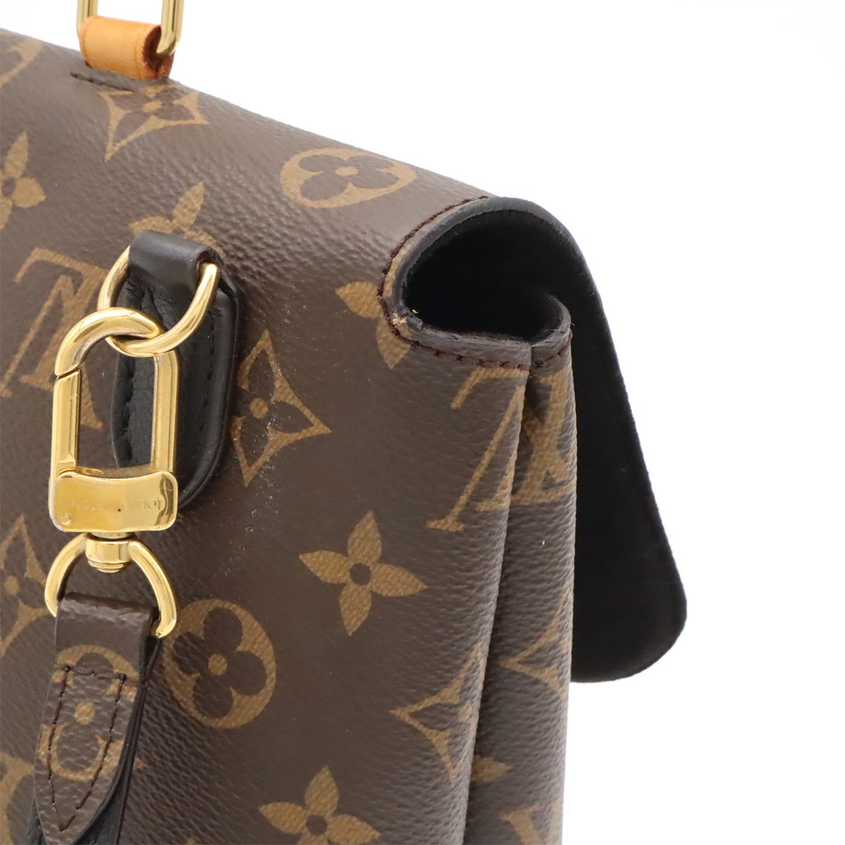 Louis Vuitton Monogram Marignan 2-Way Shoulder Bag Crossbody Leather Noir Black — view 5