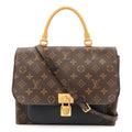 Louis Vuitton Monogram Marignan 2-Way Shoulder Bag Crossbody Leather Noir Black