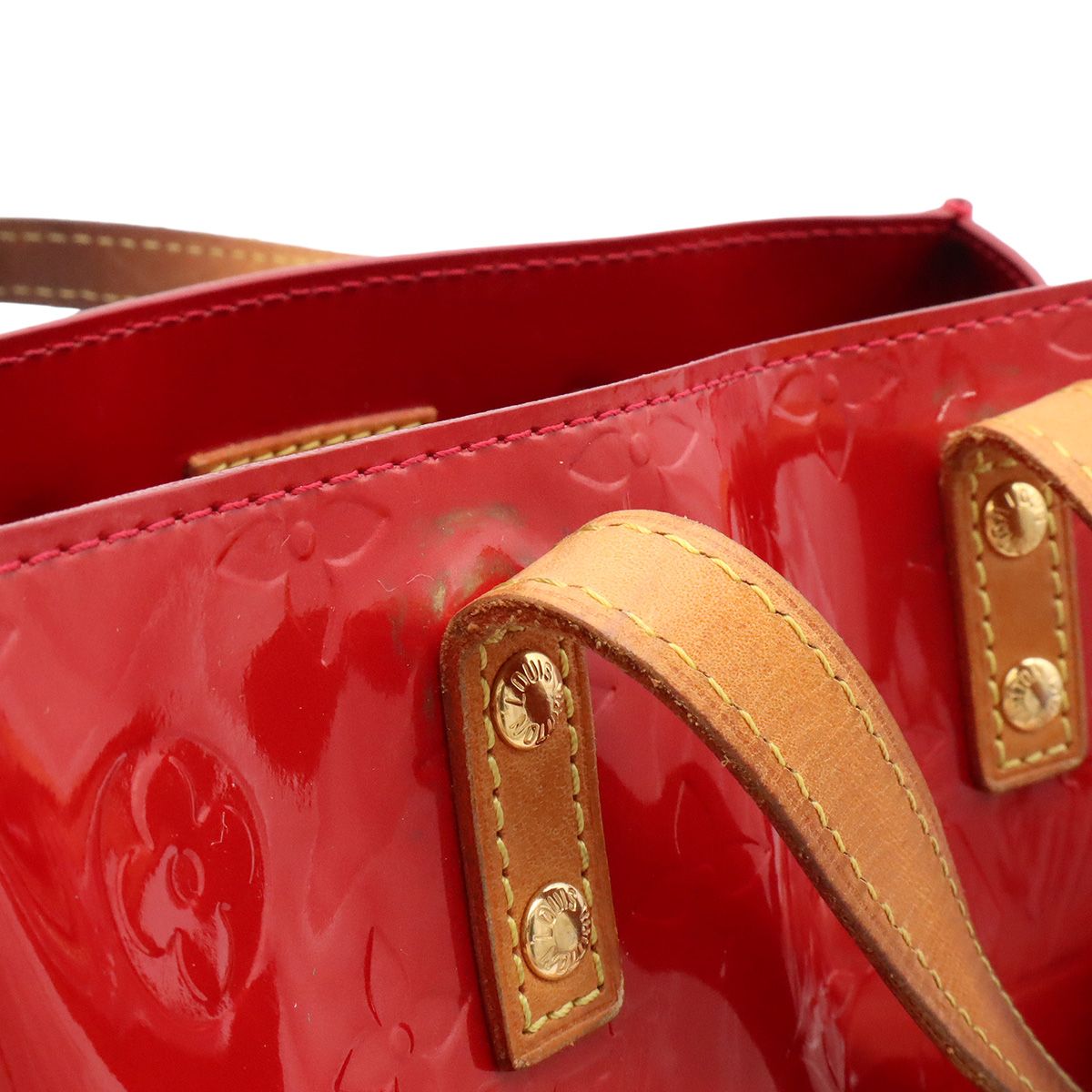 Louis Vuitton Monogram Vernis Reade PM Handbag Mini Tote Patent Leather Pomme — view 5