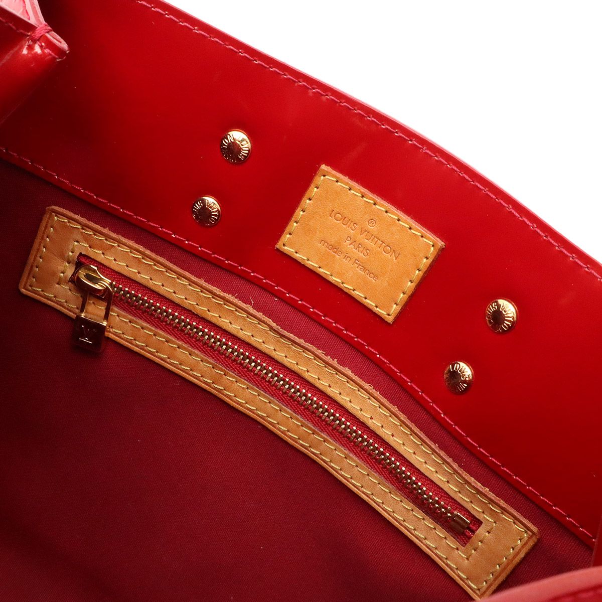 Louis Vuitton Monogram Vernis Reade PM Handbag Mini Tote Patent Leather Pomme — view 8