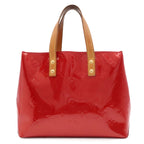 Louis Vuitton Monogram Vernis Reade PM Handbag Mini Tote Patent Leather Pomme