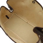Hermes Garden Party PM Tote Bag Amazonia Leather Khaki Brown Silver — view 6