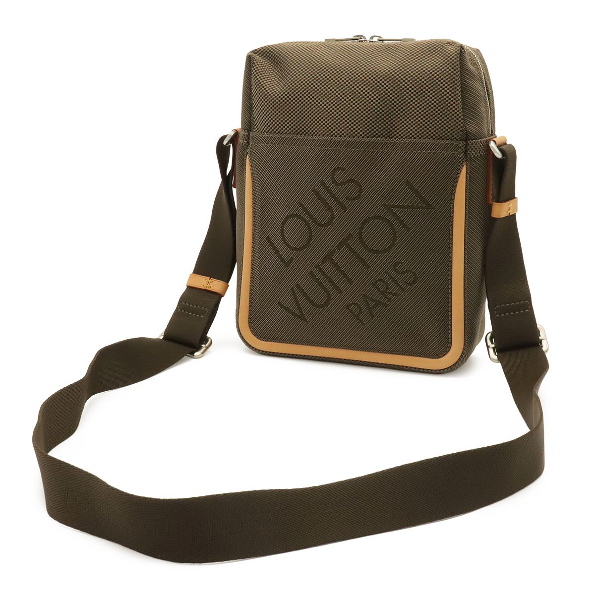 Louis Vuitton Damier Geant Shoulder Bag Crossbody Citadin Canvas Khaki — view 2