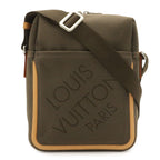 Louis Vuitton Damier Geant Shoulder Bag Crossbody Citadin Canvas Khaki