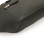 Hermes City Slide Cross PM Belt Bag Togo Leather Black Silver — view 3