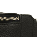 Hermes City Slide Cross PM Belt Bag Togo Leather Black Silver — view 6