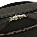 Hermes City Slide Cross PM Belt Bag Togo Leather Black Silver — view 5
