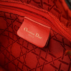 Dior Lady Cannage Medium Tote Bag Nylon Black Gold — view 7