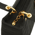 Dior Lady Cannage Medium Tote Bag Nylon Black Gold — view 5