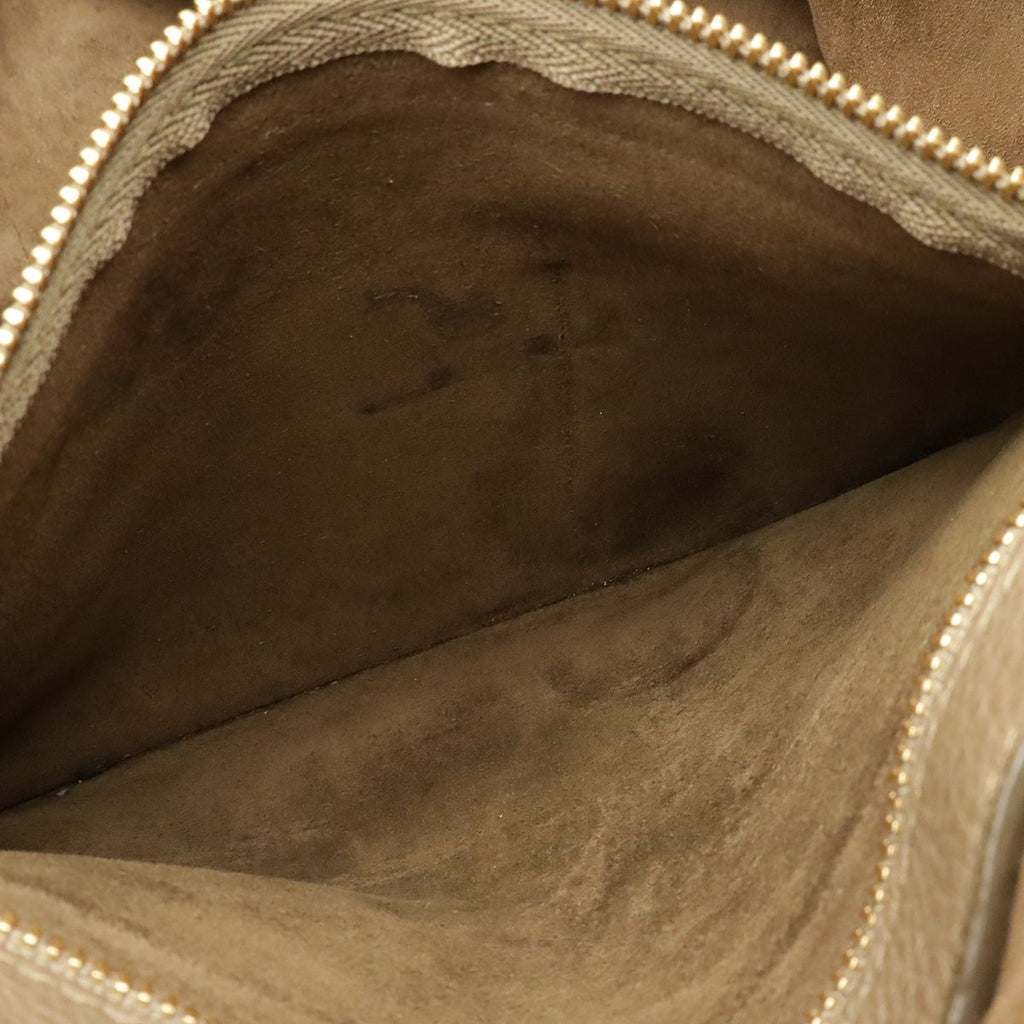 Celine Cabas Phantom Medium Belt Tote Shoulder Bag Leather Greige — view 7