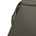 Louis Vuitton Taiga Pochette Voyage MM Clutch Calfskin Noir Black — view 4