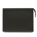 Louis Vuitton Taiga Pochette Voyage MM Clutch Calfskin Noir Black