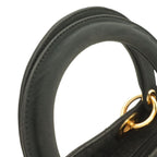 Dior Lady Cannage Medium Tote Bag Nylon Black Gold — view 5