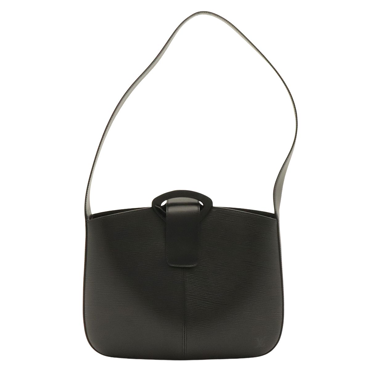 Louis Vuitton Epi Reverie Shoulder Bag Semi Noir Black