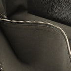 Louis Vuitton Cabas Voyage Tote Shoulder Bag Taurillon Leather Noir Black — view 8