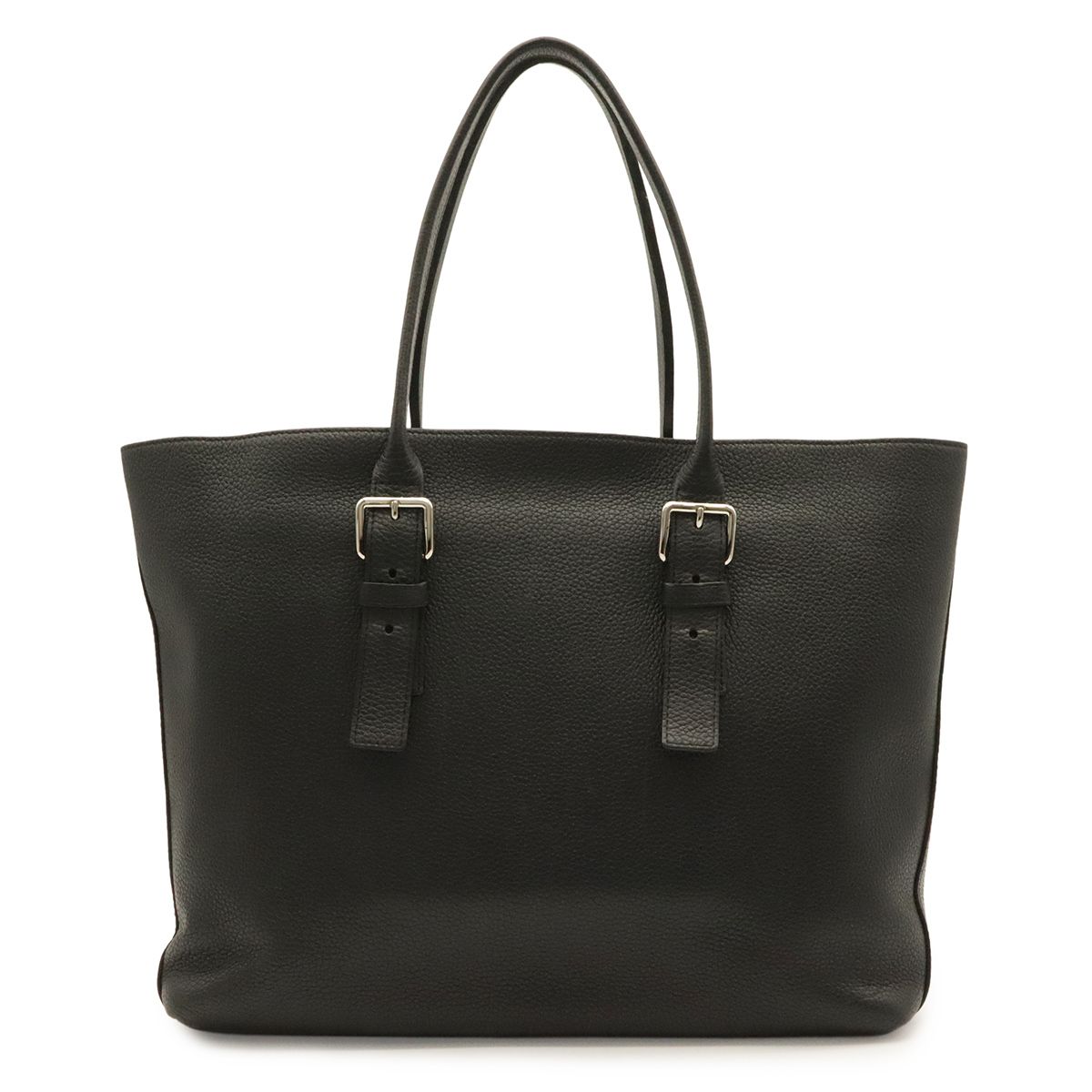 Louis Vuitton Cabas Voyage Tote Shoulder Bag Taurillon Leather Noir Black