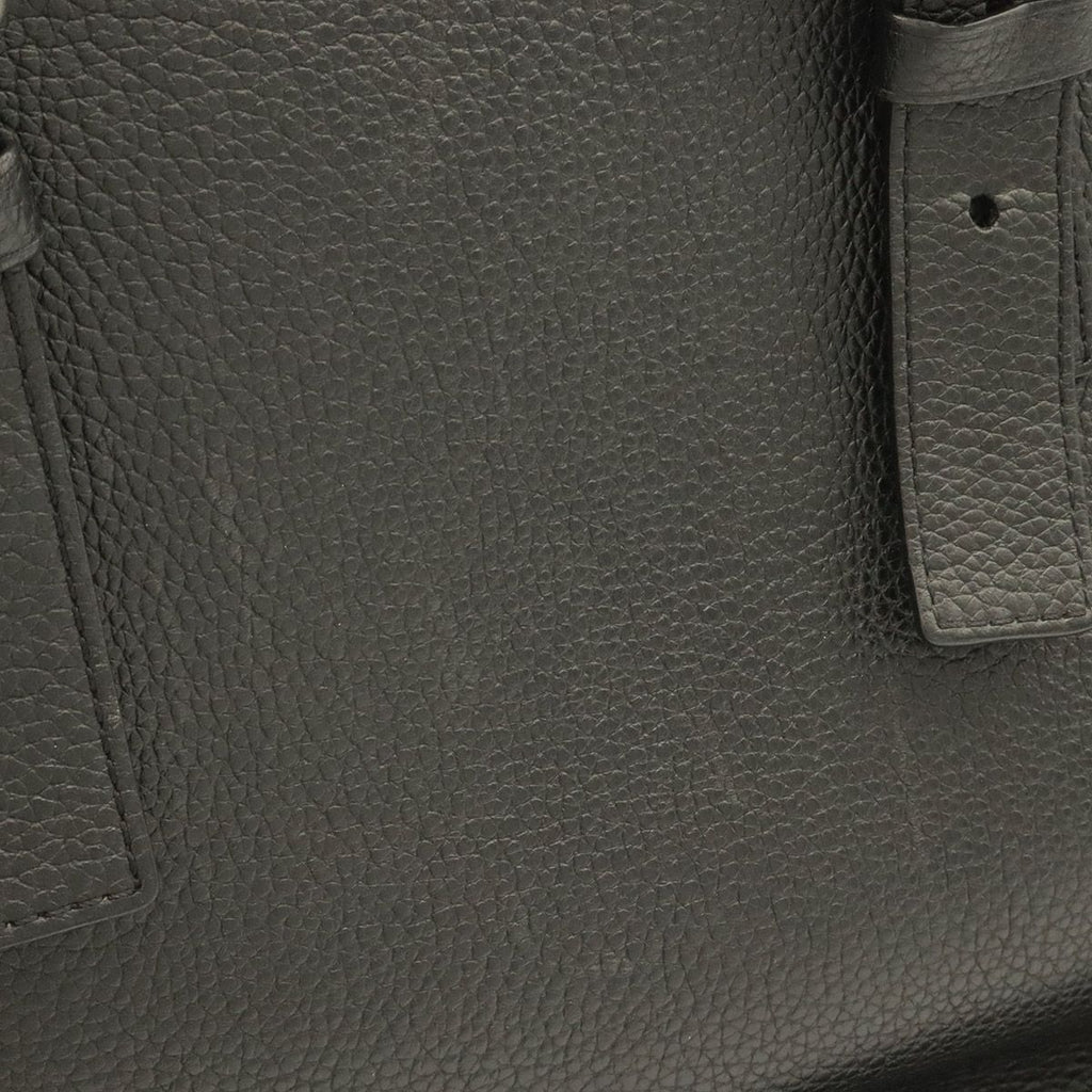 Louis Vuitton Cabas Voyage Tote Shoulder Bag Taurillon Leather Noir Black — view 4