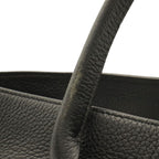 Louis Vuitton Cabas Voyage Tote Shoulder Bag Taurillon Leather Noir Black — view 6