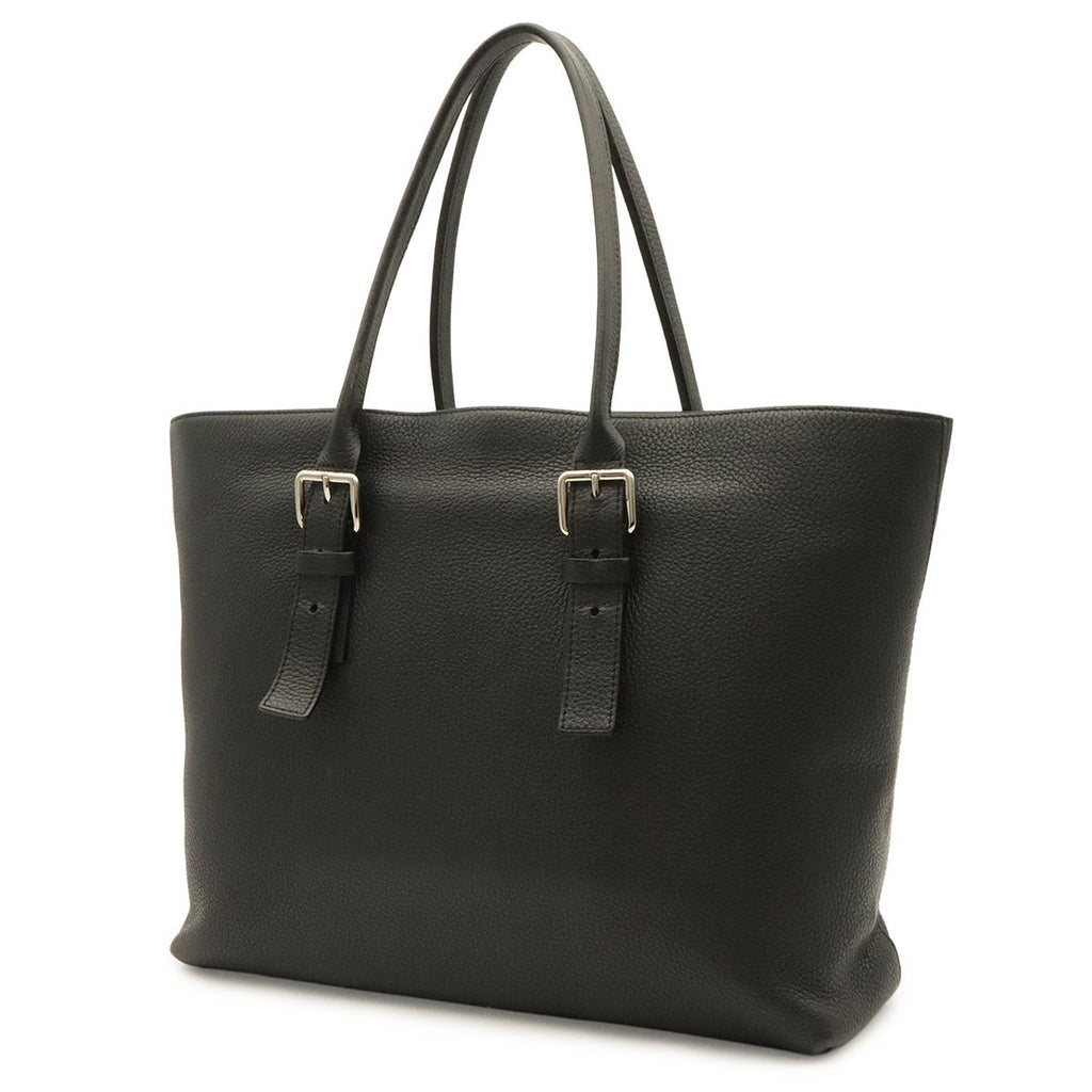 Louis Vuitton Cabas Voyage Tote Shoulder Bag Taurillon Leather Noir Black — view 2