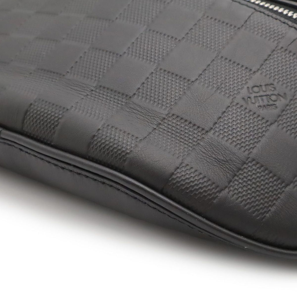 Louis Vuitton Damier Infini Campus Bum Bag Waist Pouch Onyx Black — view 3