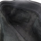 Celine Trifold Medium Tote Shoulder Bag Leather Black Silver — view 7
