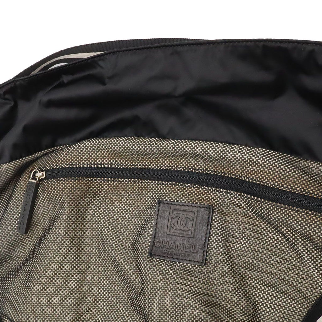 Chanel Sports Line CC Logo Tote Large Travel Bag Nylon Black — view 7