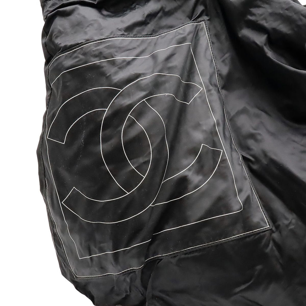 Chanel Sports Line CC Logo Tote Large Travel Bag Nylon Black — view 8