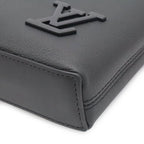 Louis Vuitton LV Aerogram Pochette iPad Takeoff Pouch Clutch Leather Noir Black — view 3