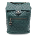 Chanel Quilted CC Logo Backpack Paris Salzburg Metiers D'art Collection Leather