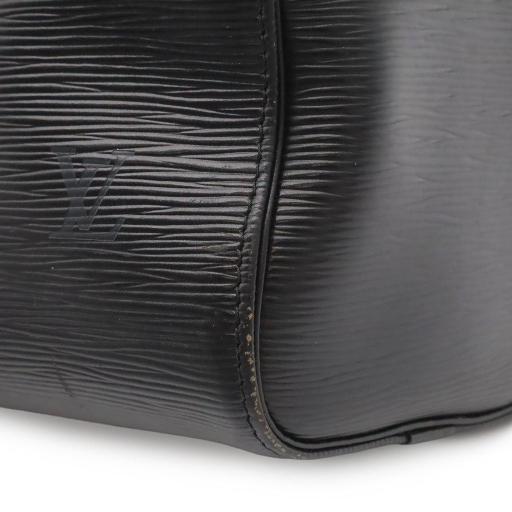 Louis Vuitton Epi Speedy 25 Mini Boston Bag Noir Black Gold — view 8