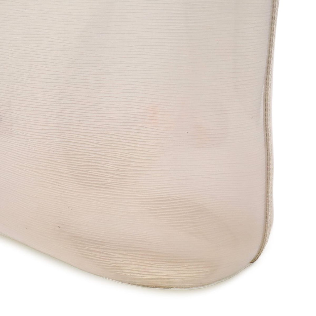 Louis Vuitton Epi Plage Lagoon Bay Tote Vinyl Leather Coconut Clear Gold Pouch — view 5