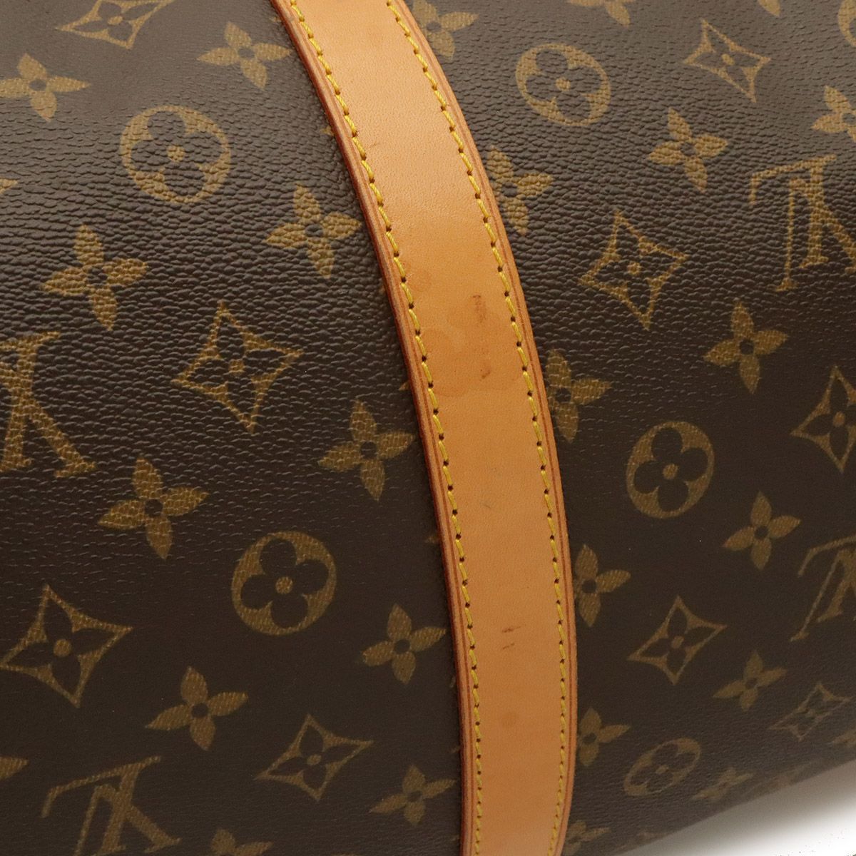 Louis Vuitton Monogram Keepall 60 Boston Bag Purse — view 4