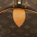 Louis Vuitton Monogram Keepall 60 Boston Bag Purse — view 5