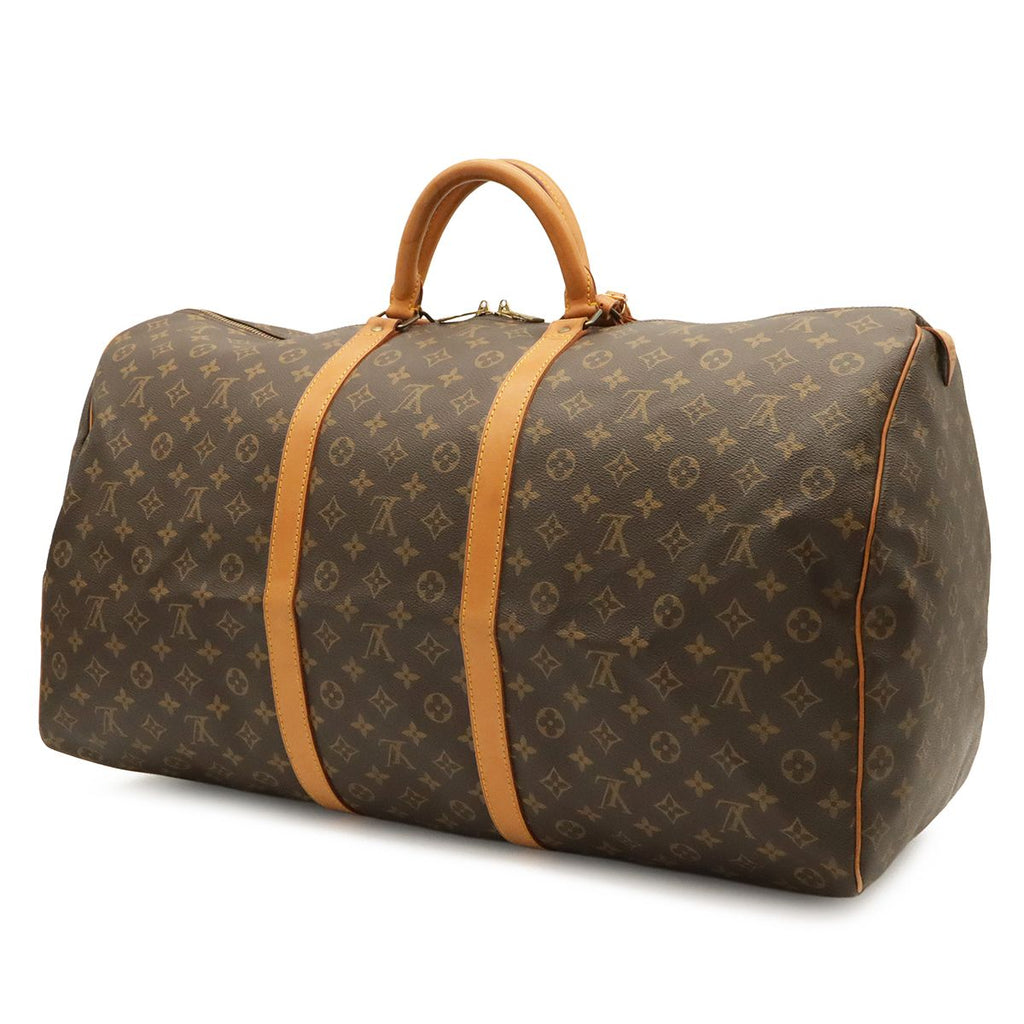 Louis Vuitton Monogram Keepall 60 Boston Bag Purse — view 2